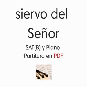 Sostén al siervo del Señor | Partitura en PDF